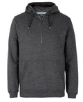 C of C Brass 1/2 Zip Hoodie - Graphite Marle - Front