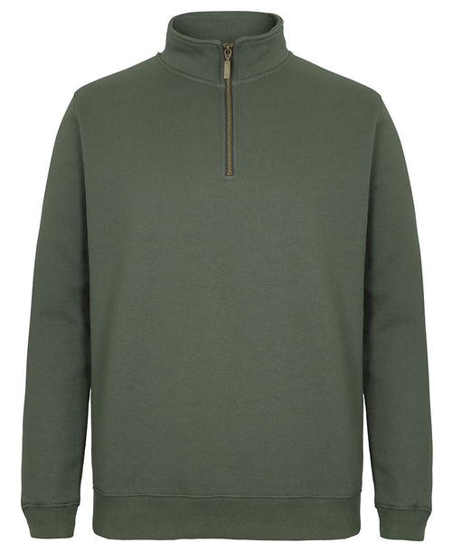 C of C Brass 1/2 Zip Sweat