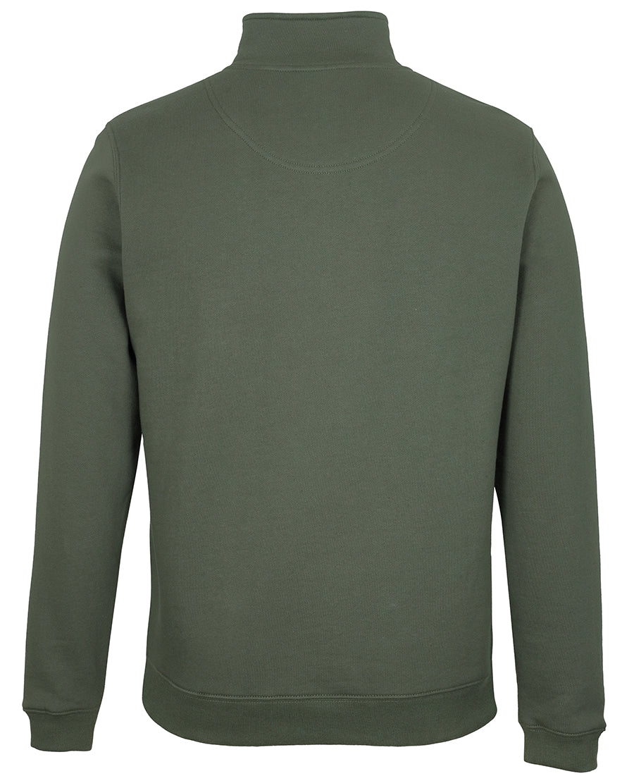 C of C Brass 1/2 Zip Sweat - Army - Back