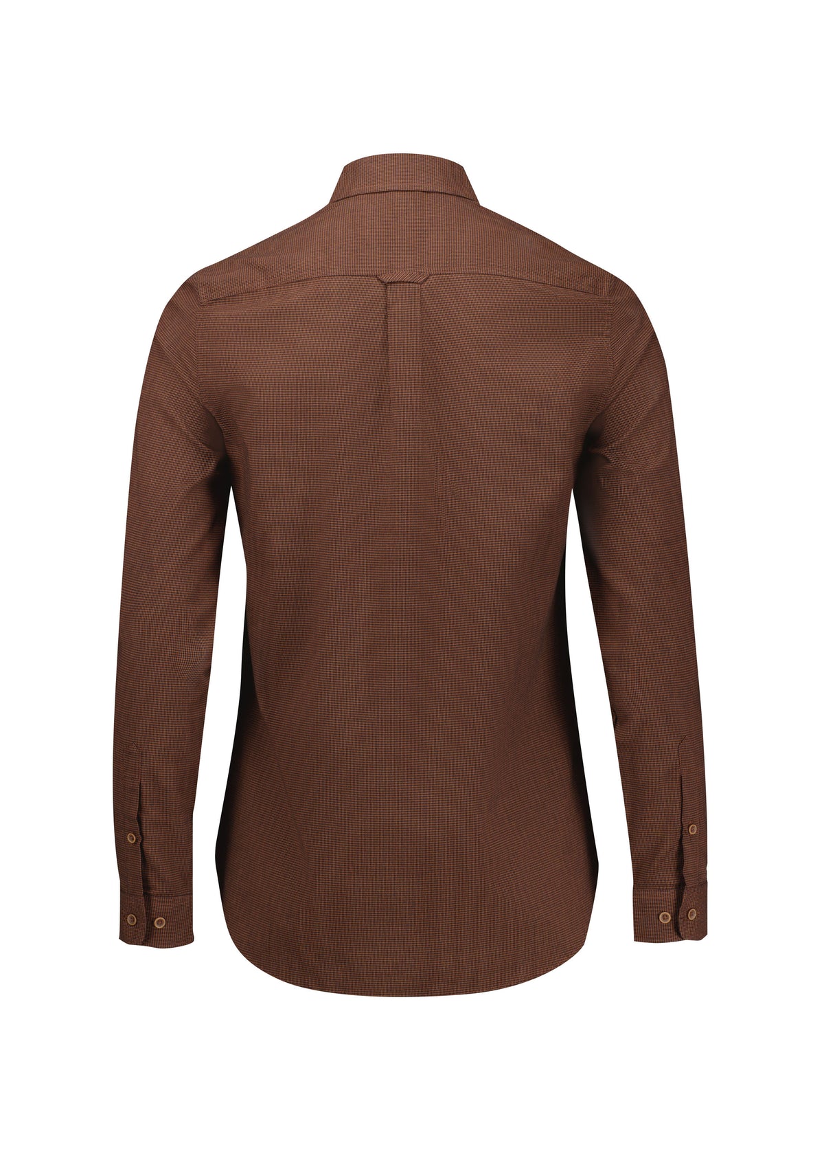 Soul Womens Long Sleeve Shirt - Rust - Back
