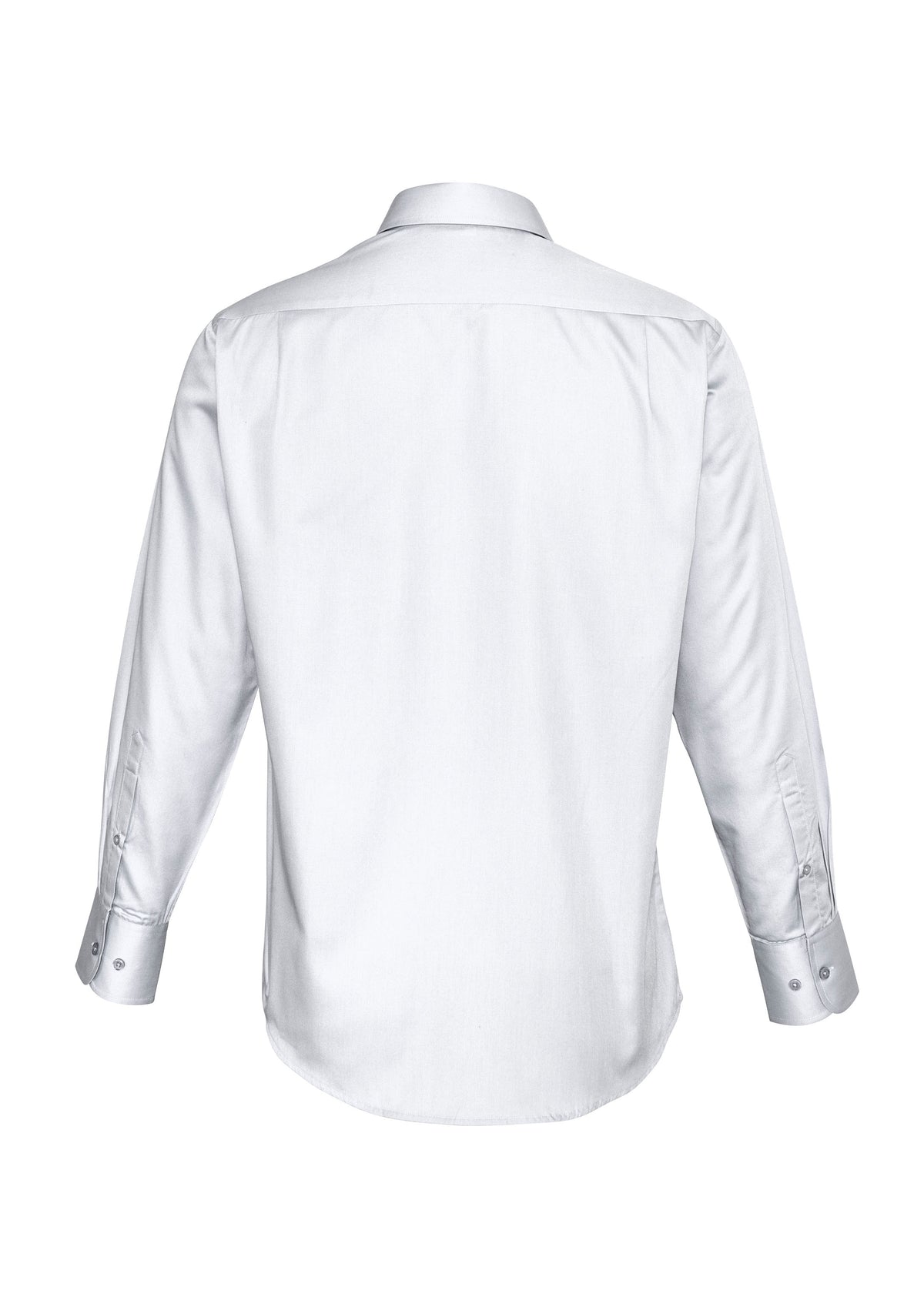 Dalton Mens Long Sleeve Shirt - White - Back