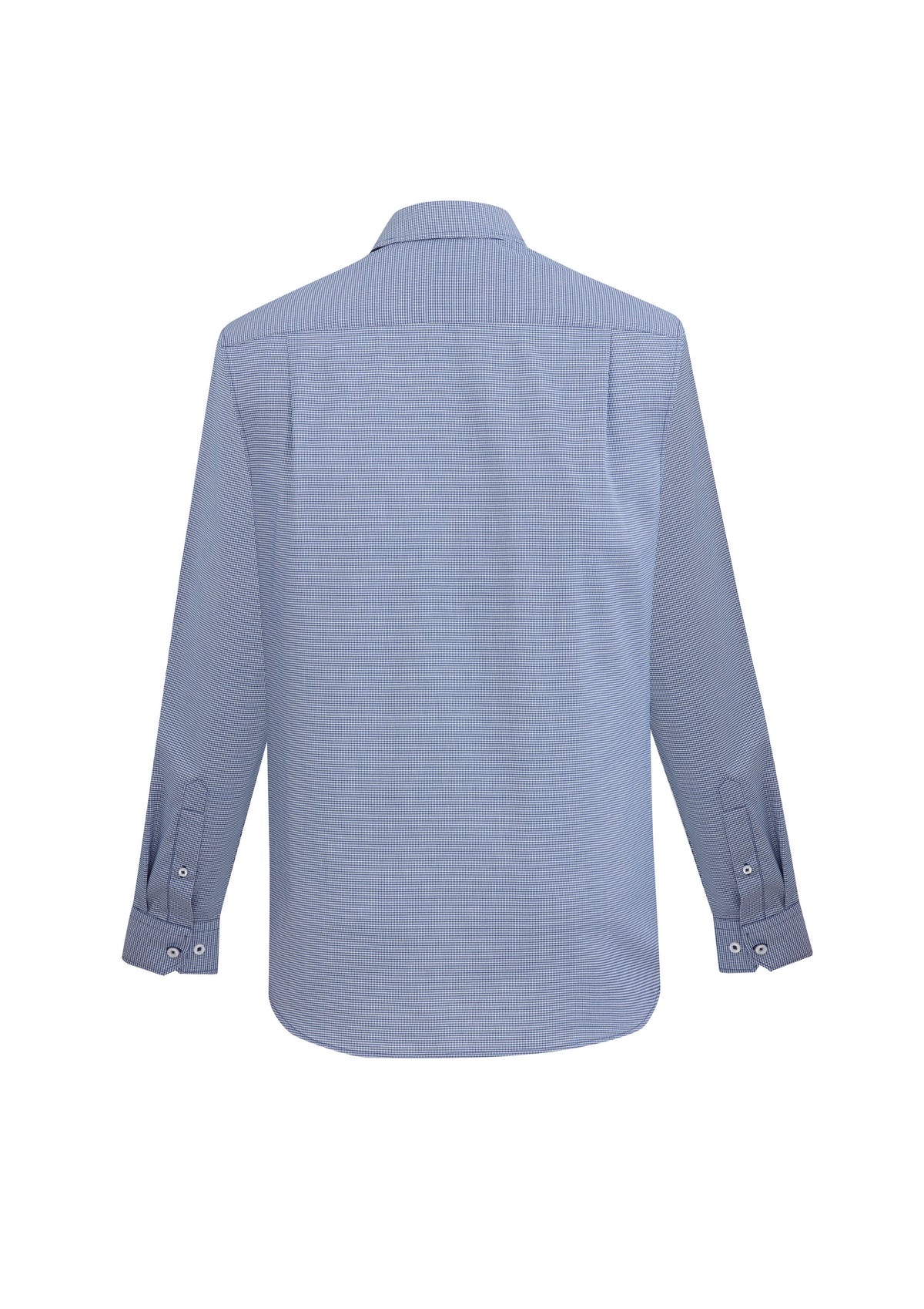 Jagger Mens Long Sleeve Shirt - French Blue - Back