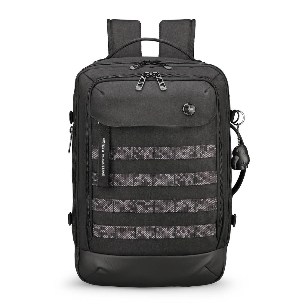 Swissdigital Berg L Backpack - Black - Front