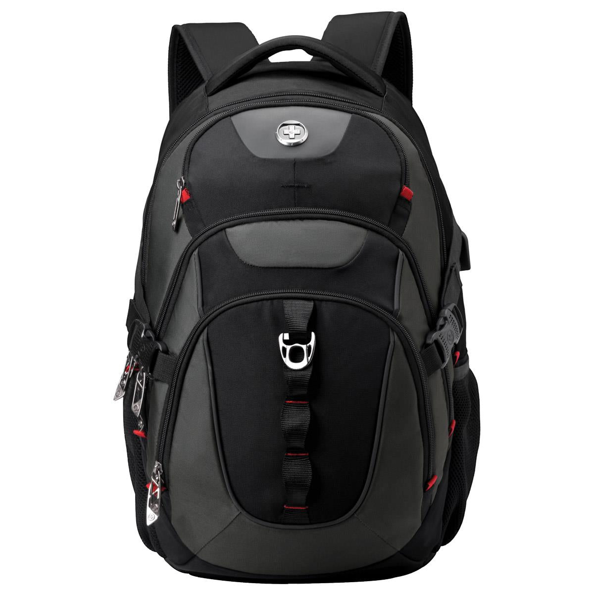 Swissdigital Vector Backpack - Black / Grey - Front