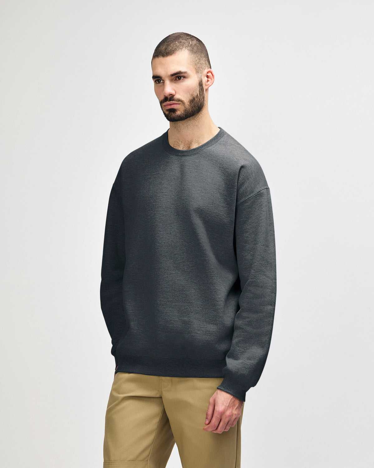 Gildan Softstyle SF000 Crewneck - Dark Heather