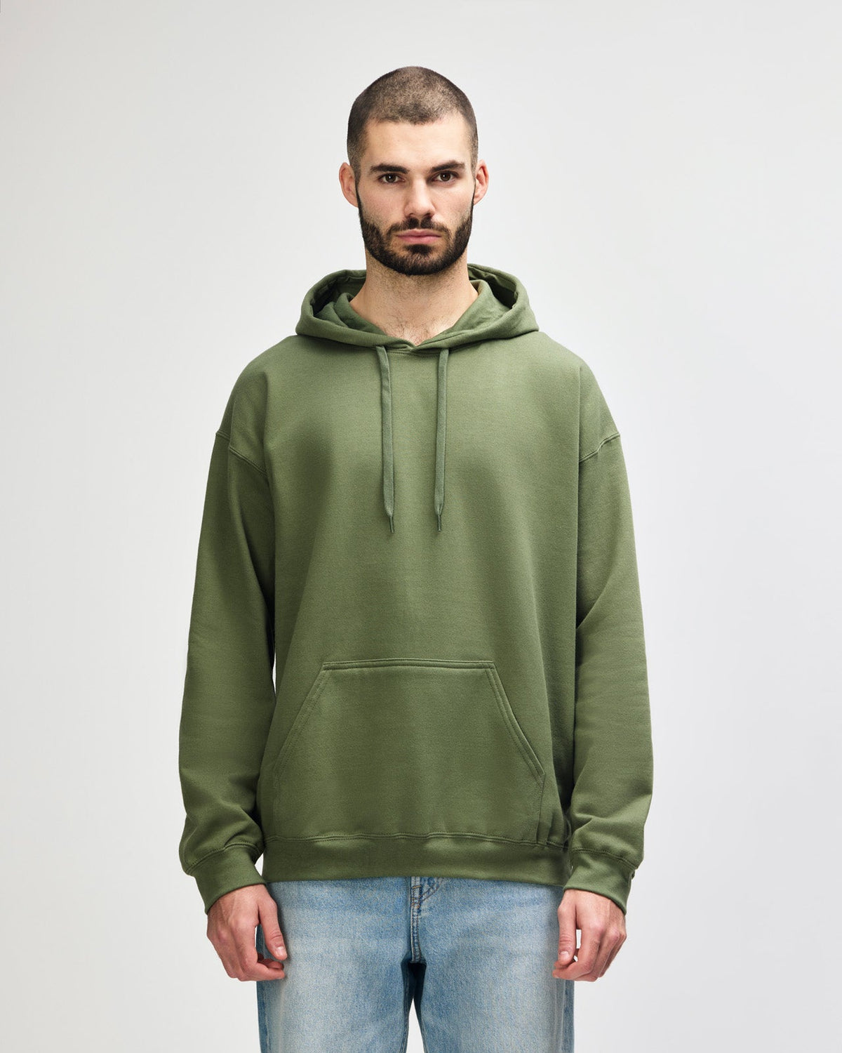Gildan Softstyle SF500 Hoodie - Military Green