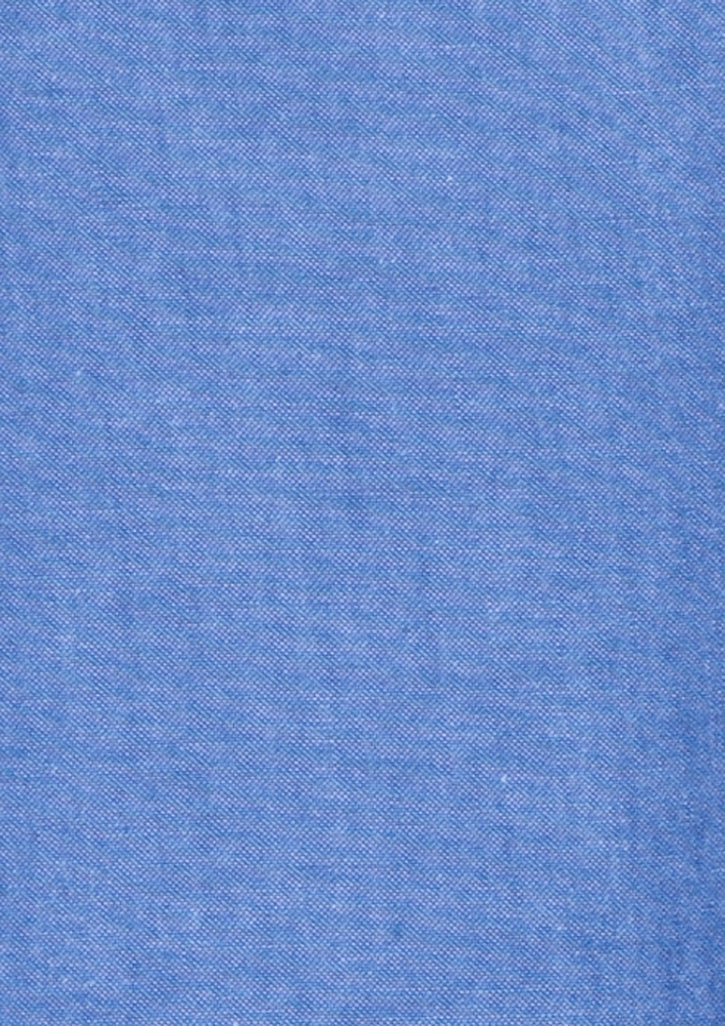 Chambray Mens Long Sleeve Shirt - Chambray Blue - View