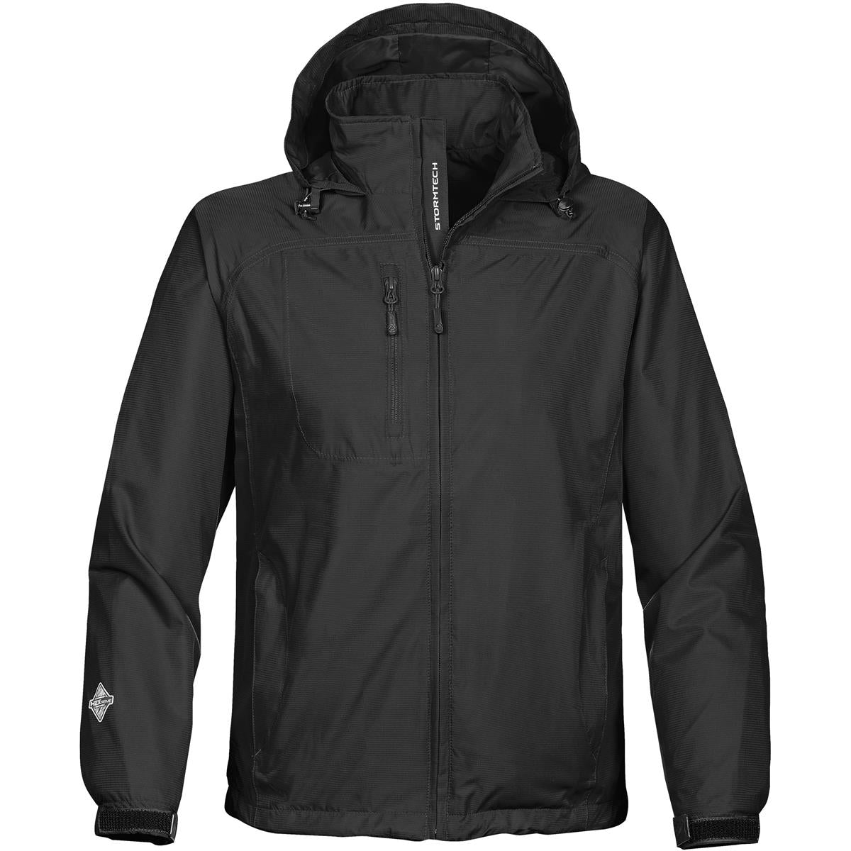 Mens Stratus Lightweight Shell - Black - Front