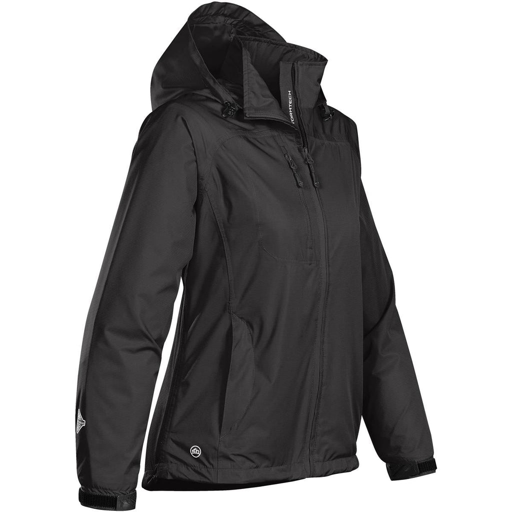 Women's Stratus Shell - Black - Back