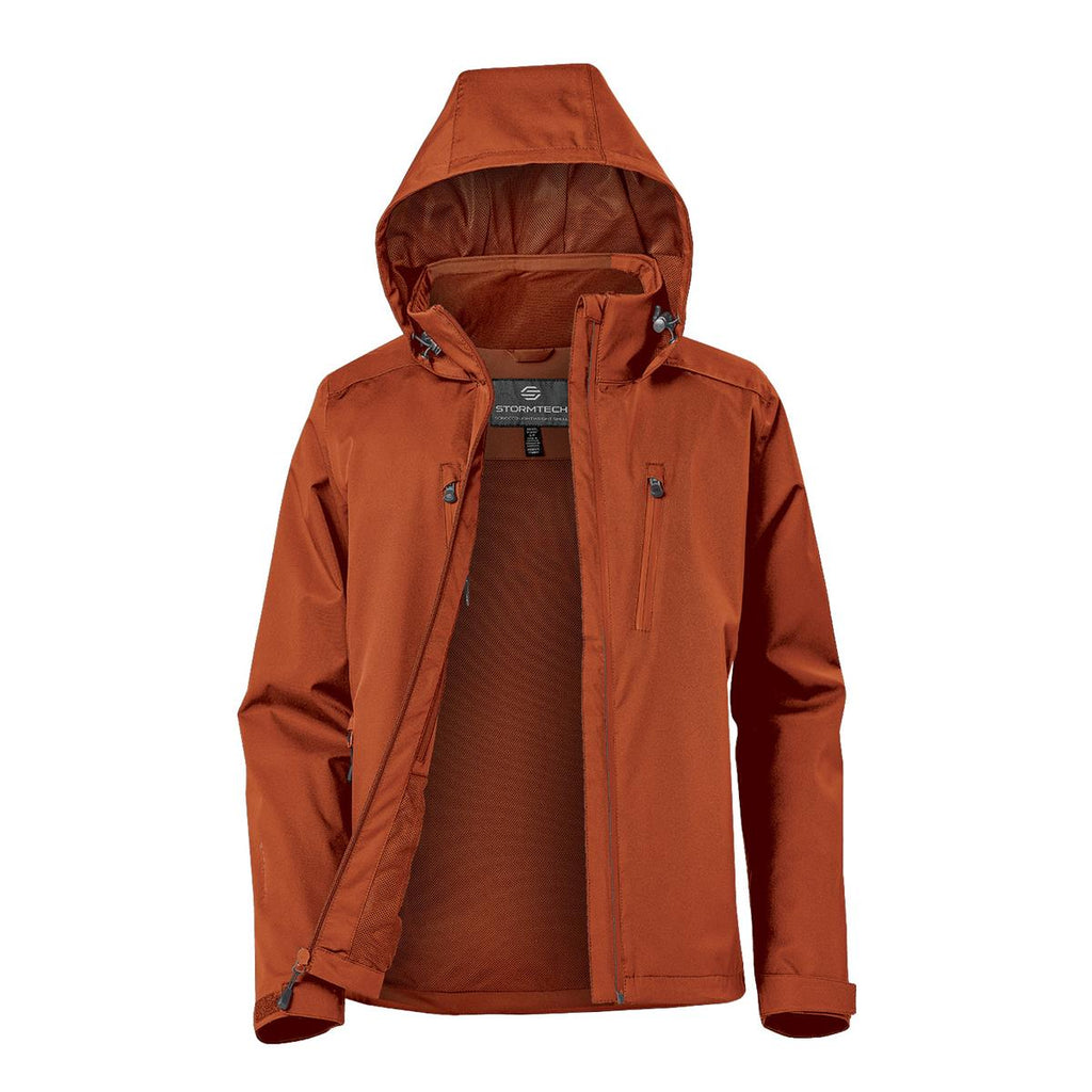 Men's Scirocco Lightweight Shell - Rust - Back