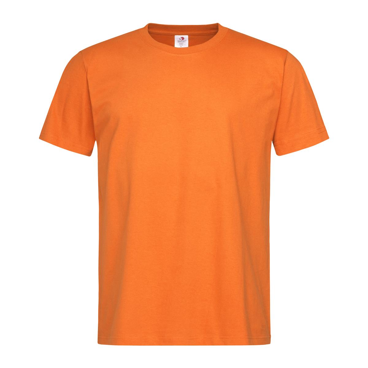 Men's Heavyweight Comfort-T Crew Neck - Orange - Front