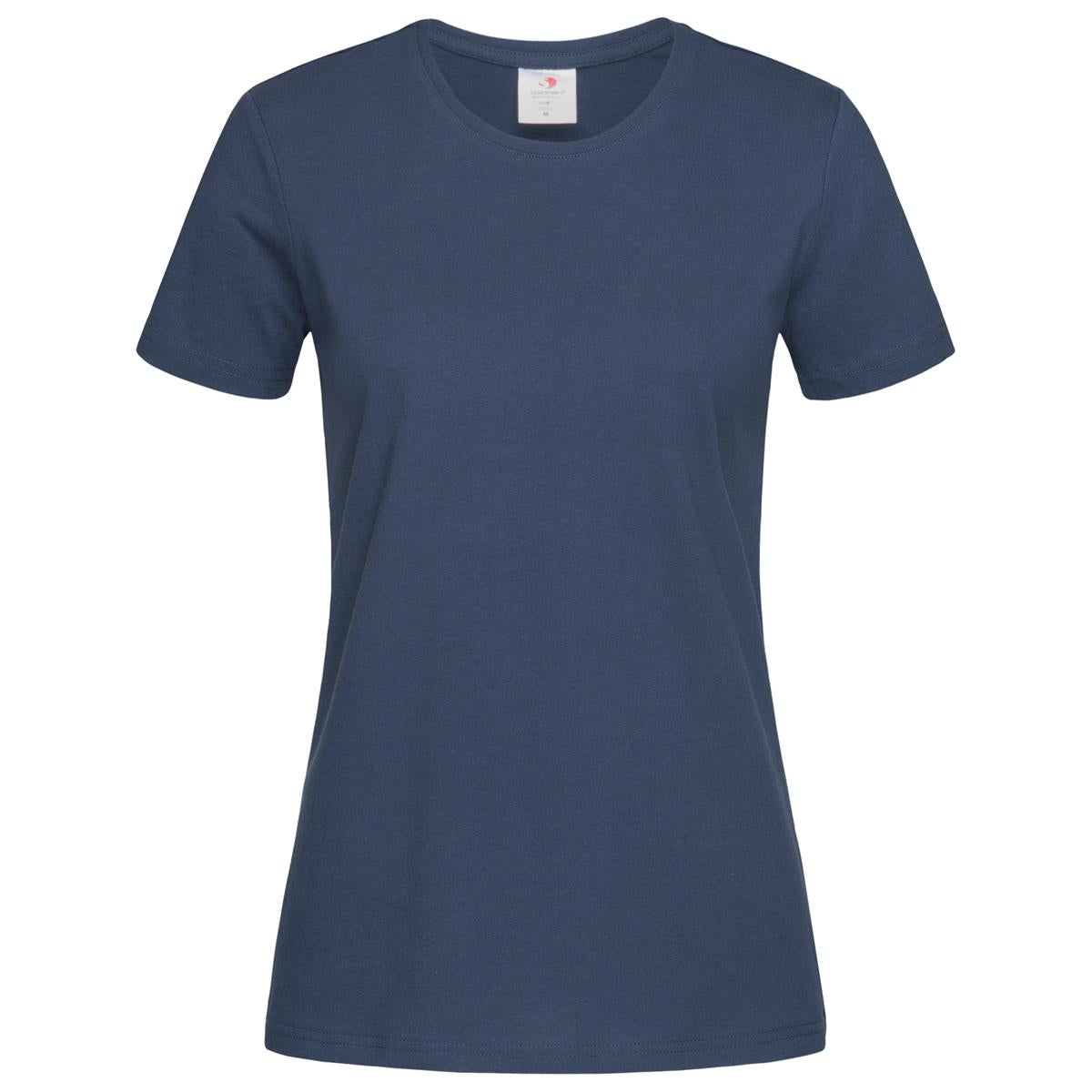 Women's Heavyweight Comfort-T Crew Neck - Navy - Front
