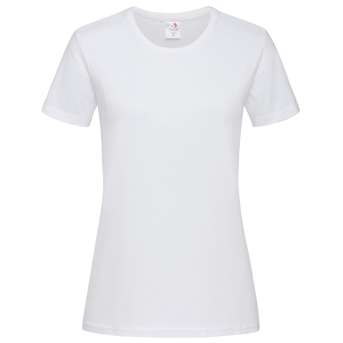 Women's Heavyweight Comfort-T Crew Neck - White - Front