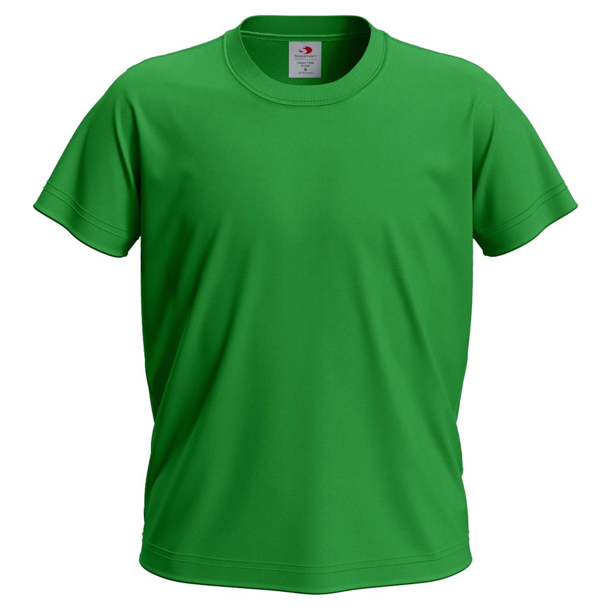 Junior Classic T - Kelly Green - Front