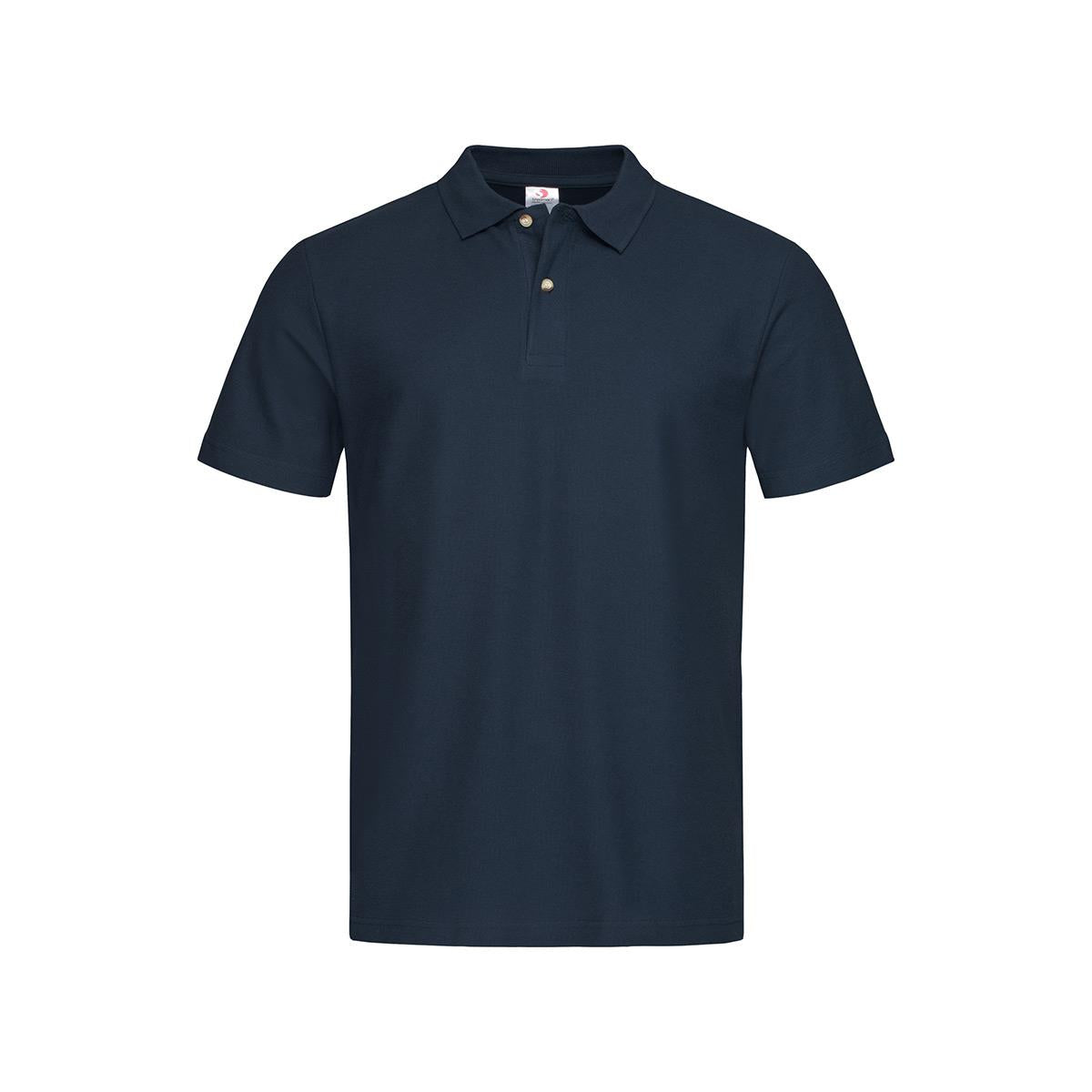 Men's Heavyweight Polo - Blue Midnight - Front