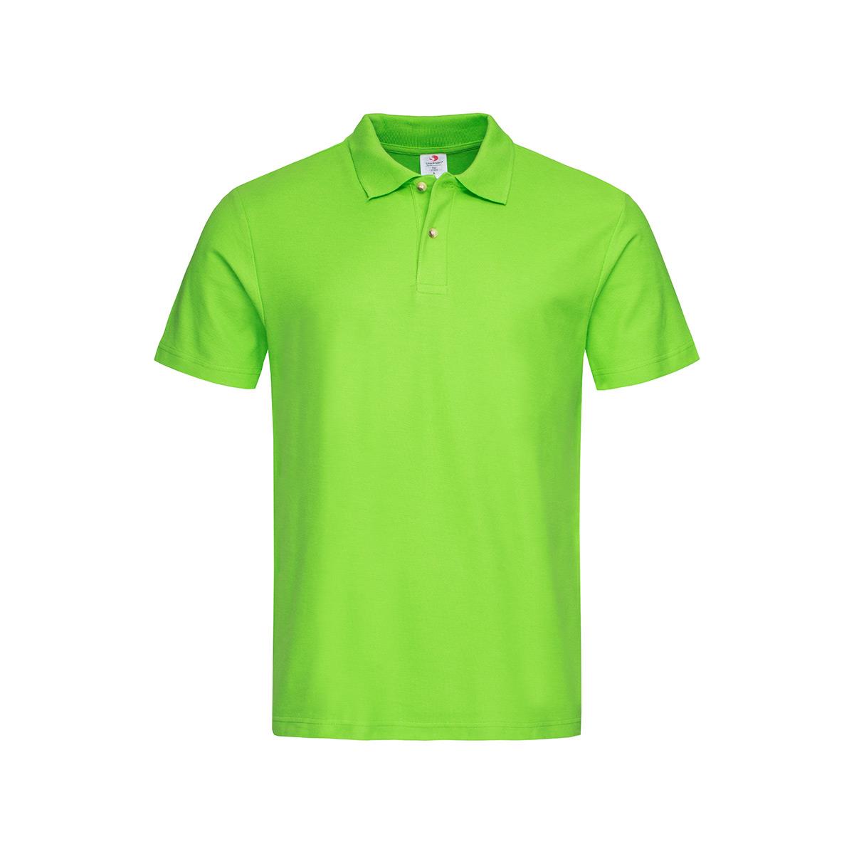 Men's Heavyweight Polo - Kiwi - Front