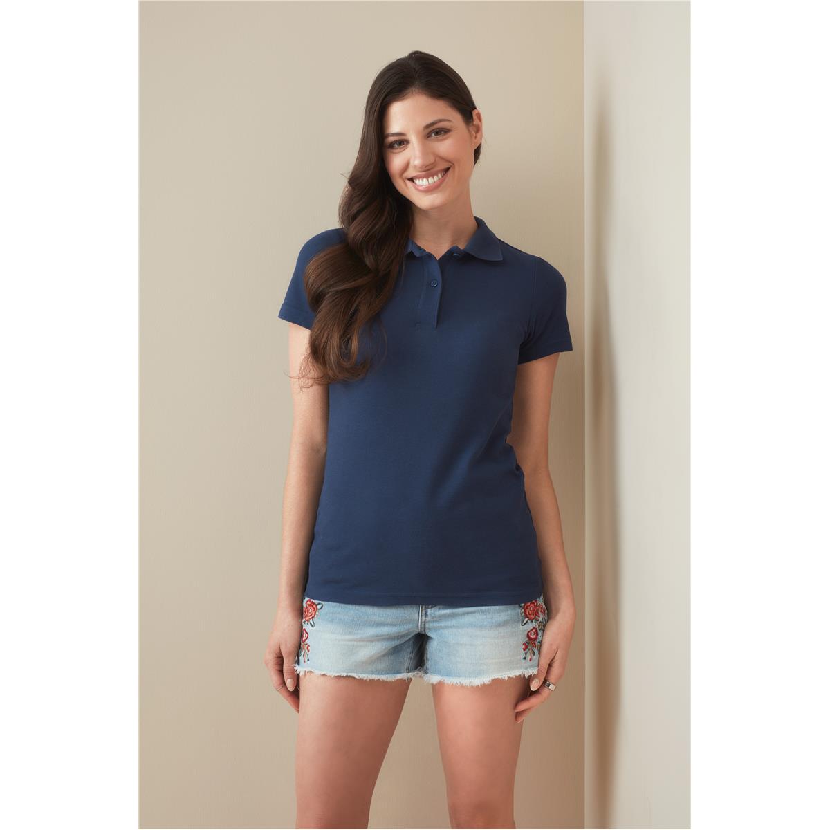 Women's Heavyweight Polo - view