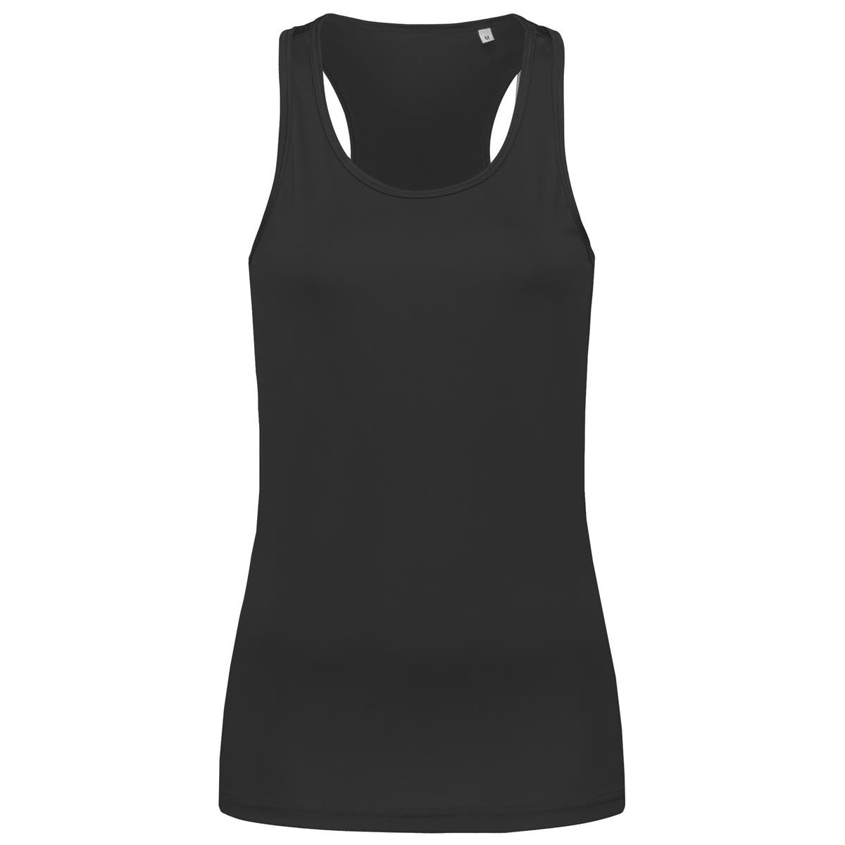 Women's Active Sports Top - Black Opal - Front