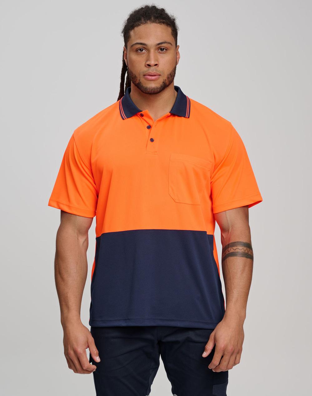 Aiw Hi-Vis truedry safety polo S/S SW01TD