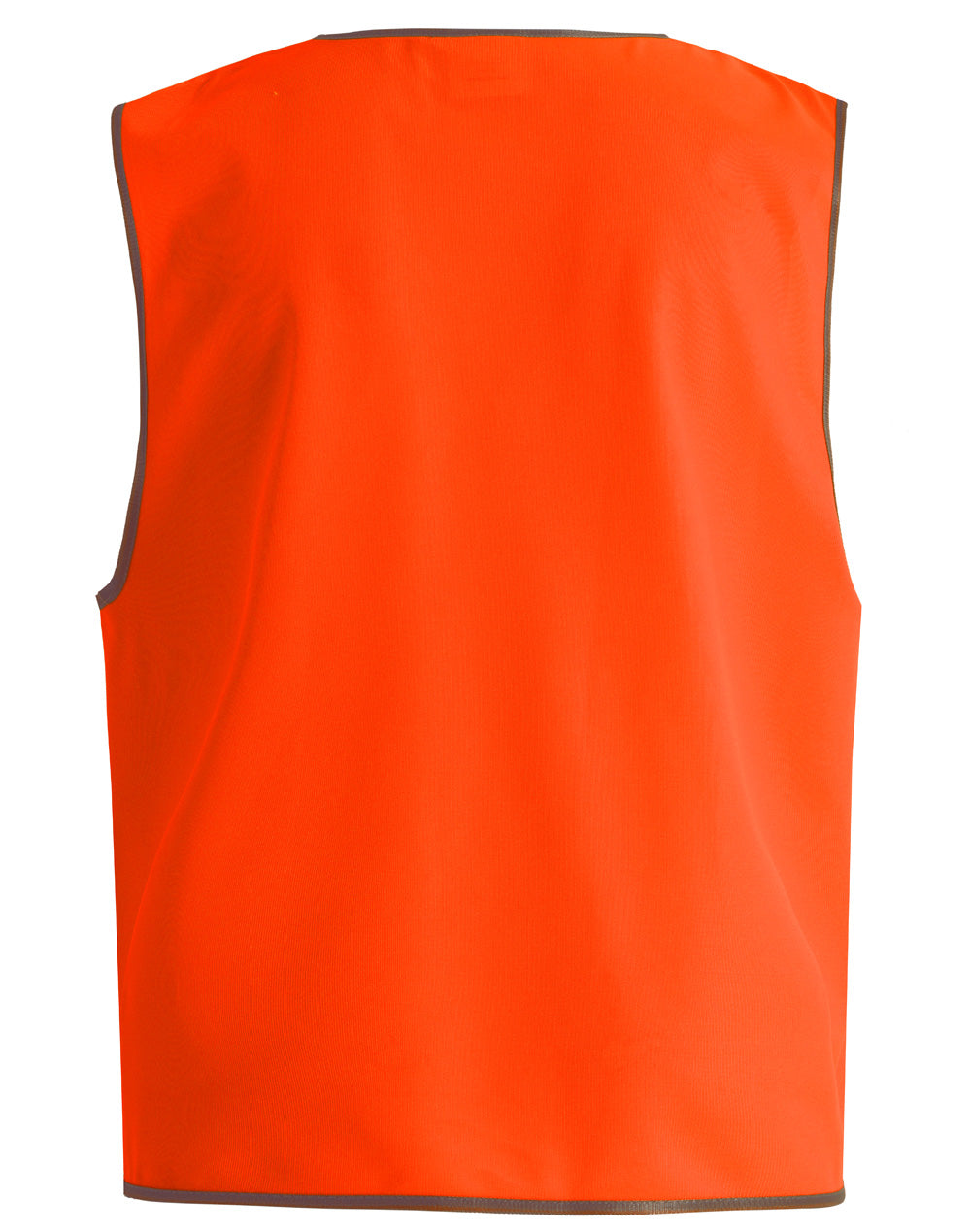 Hi-Vis Safety Vest Adult - Orange - Back