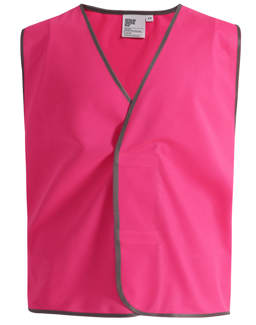 Hi-Vis Safety Vest Adult - Pink - Front