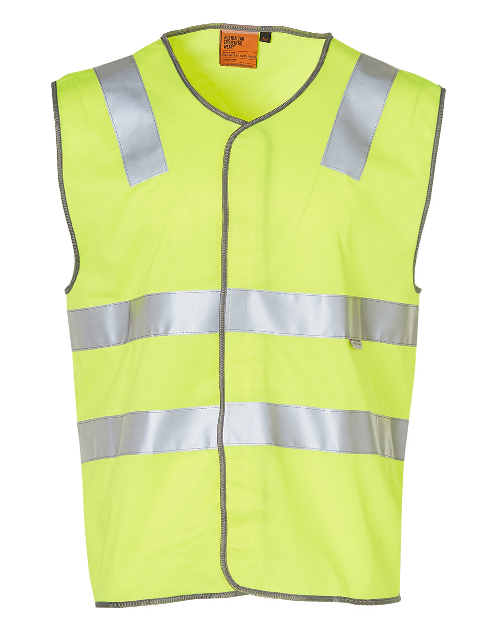 Hi-Vis safety vest reflective tapes - SW03 - FluoroYellow / Silver