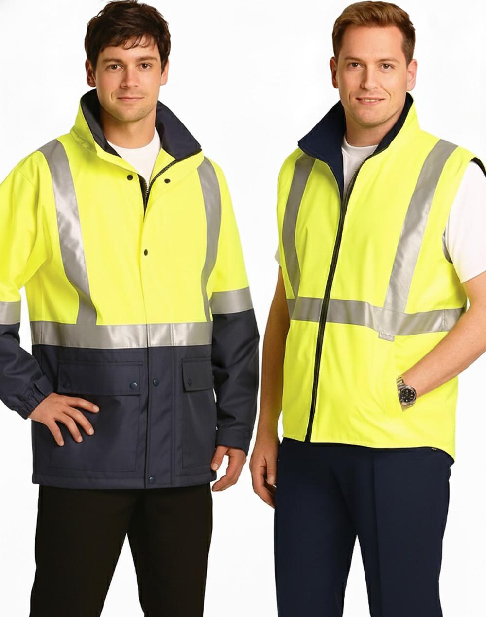 Aiw Hi-Vis Three in One Safety Jacket with 3M Tapes SW20A