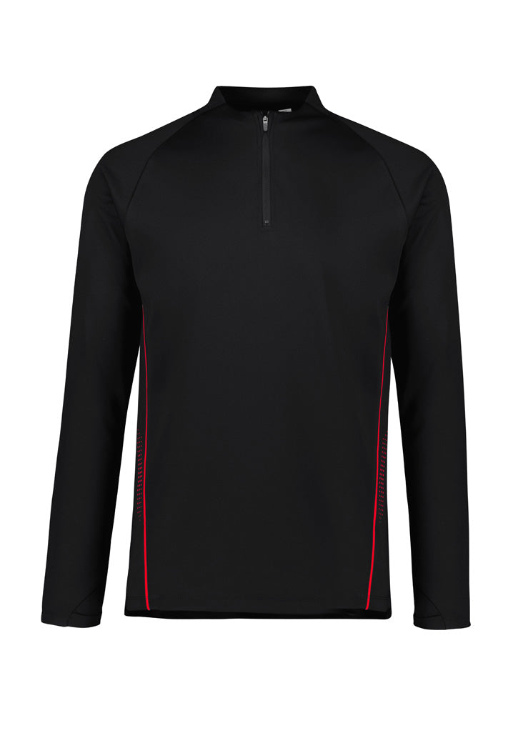 Balance Unisex Mid Layer Top - Black/Red - Front