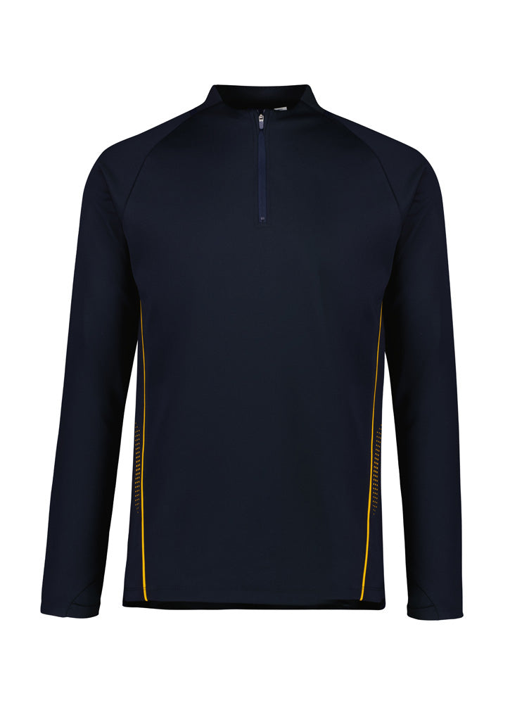 Balance Unisex Mid Layer Top - Navy/Gold - Front