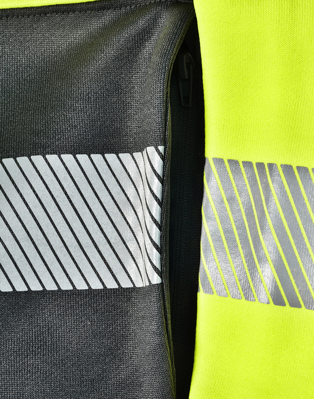 Vic Rail Hi-Vis Safety Jumper- Unisex - Yellow/Charcoal - View