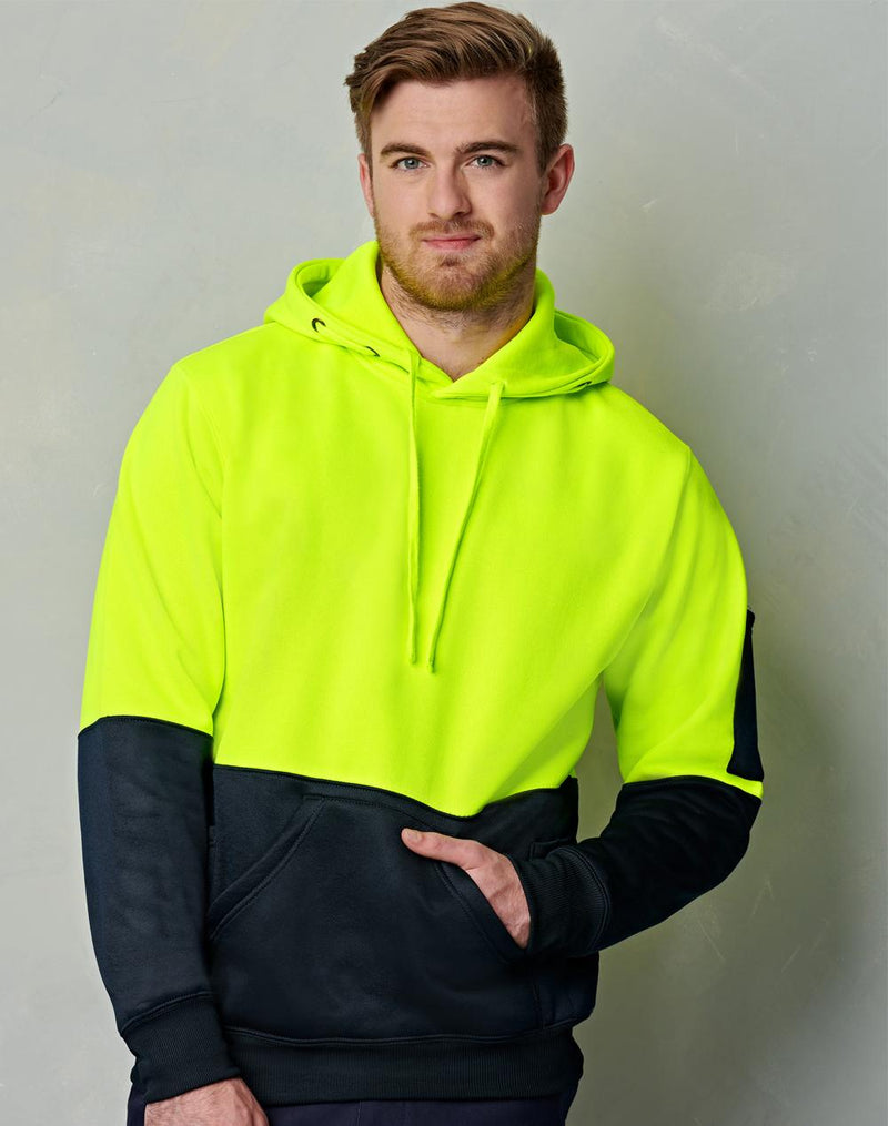 Aiw Hi-Vis Two Tone Kangaroo Pocket Hoodie SW38