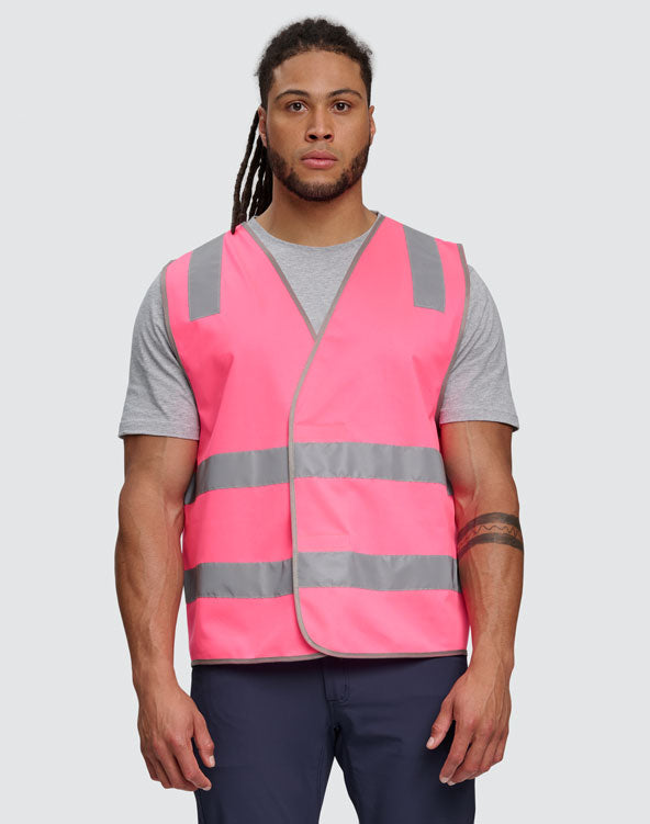 safety vest with shoulder tapes - view