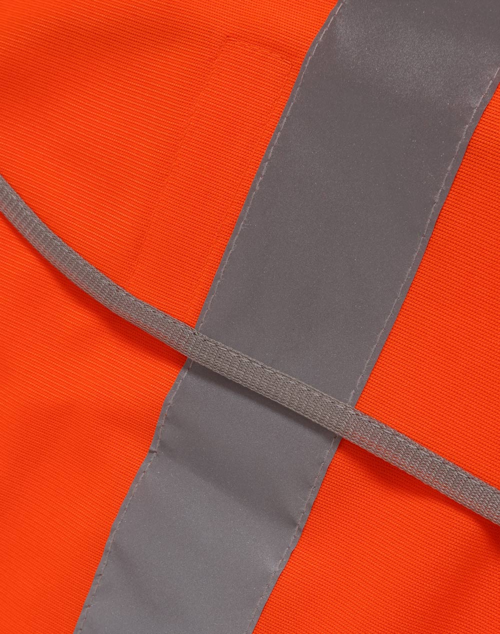 safety vest with shoulder tapes - Orange - View