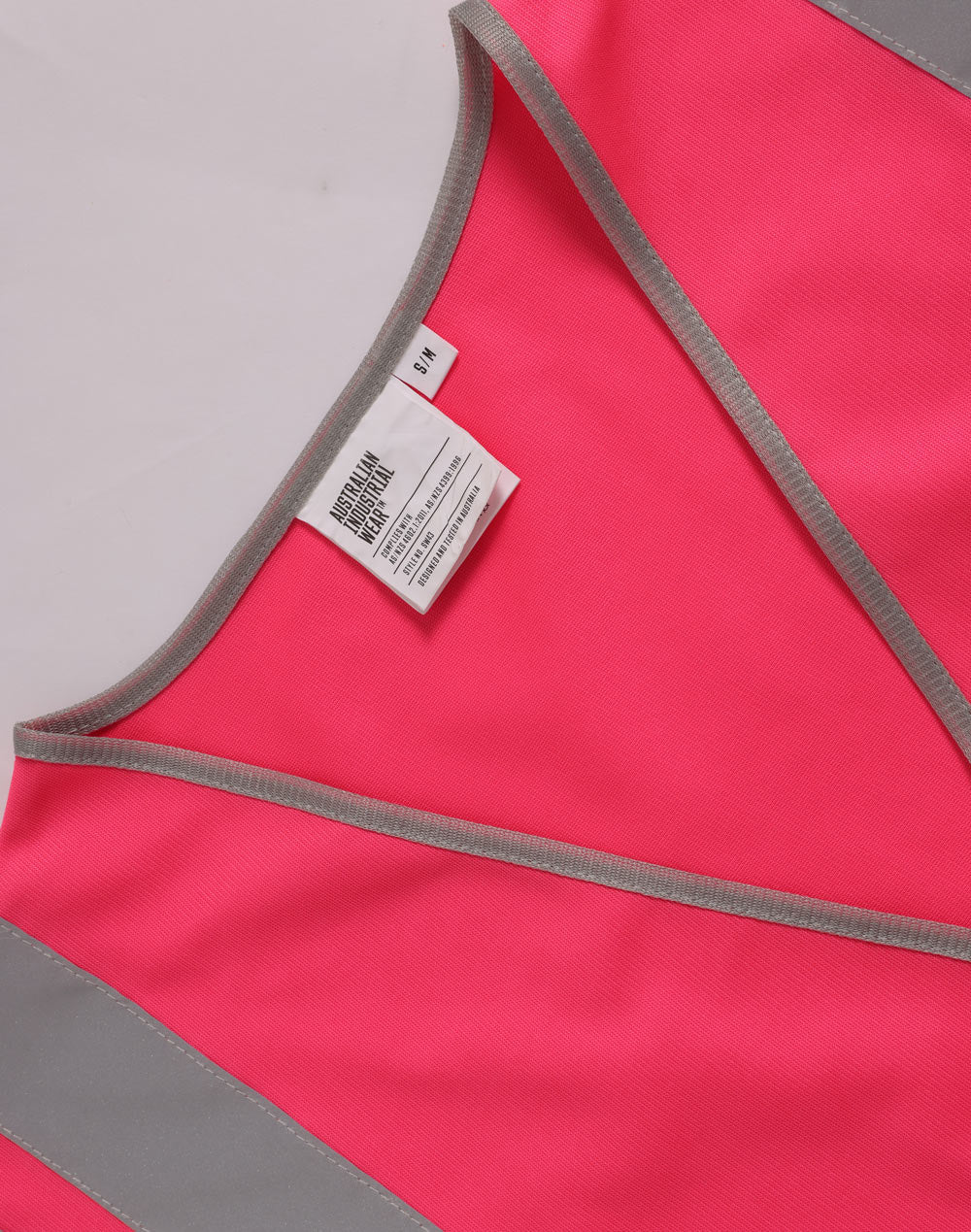 safety vest with shoulder tapes - Pink - View