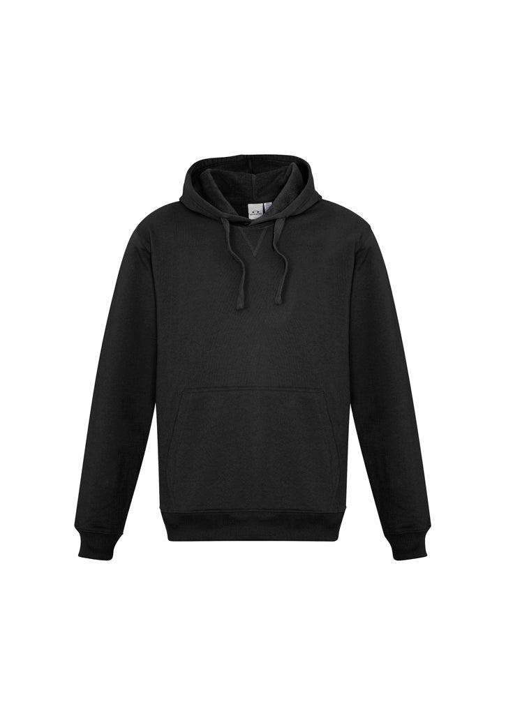 Crew Mens Hoodie - Black - Front