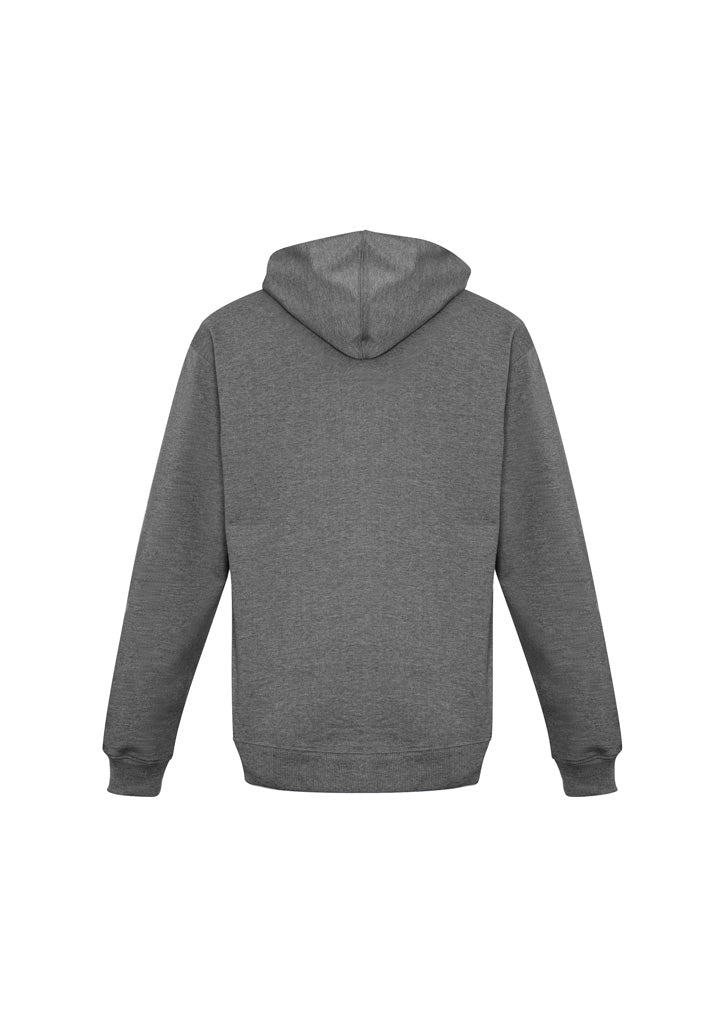 Crew Mens Hoodie - Grey Marle - Back