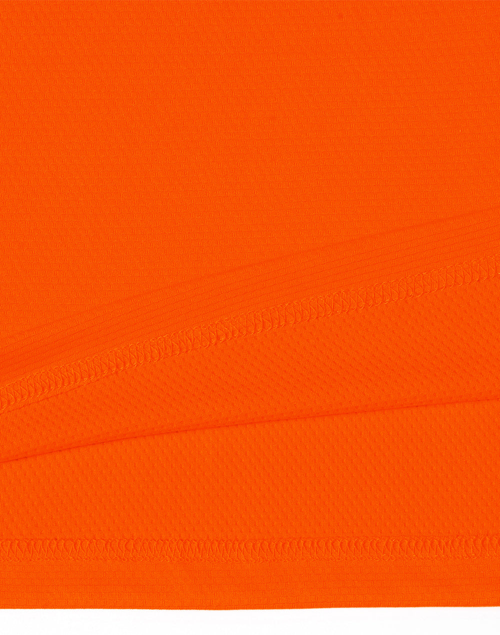 Unisex Hi-Vis Bamboo Charcoal Vented Ss Polo - Orange/Ash - Fabric