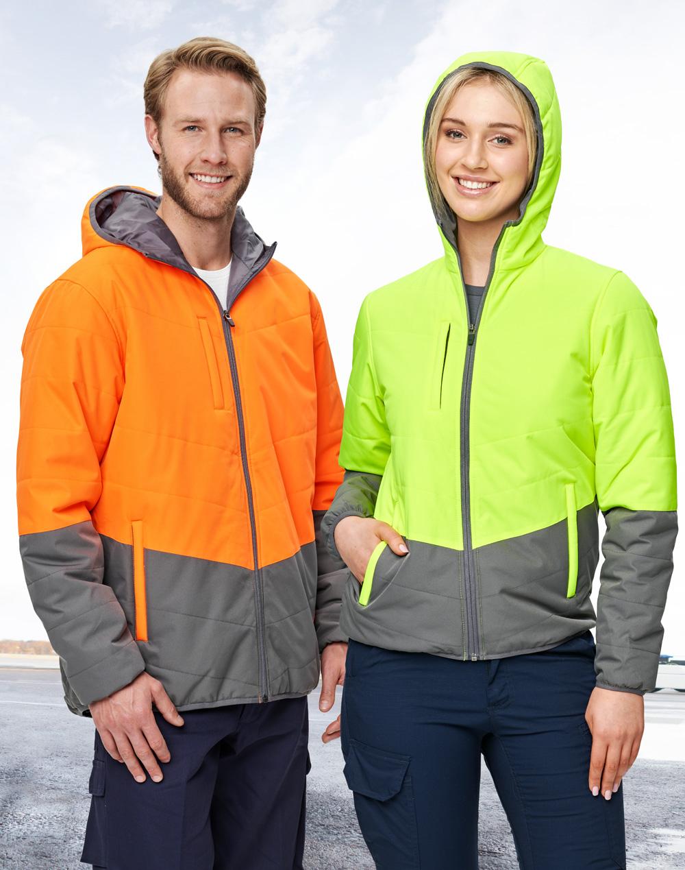 Aiw Hi-Vis Quilted Two Tone Safety Jacket SW80