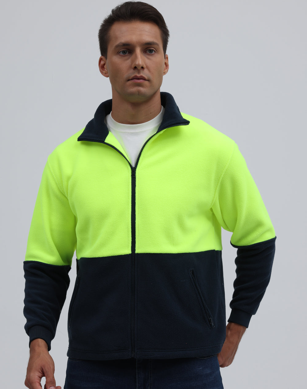 Hi-Vis Polar Fleece Zip Jacket - view