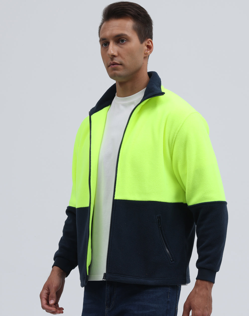 Hi-Vis Polar Fleece Zip Jacket - view