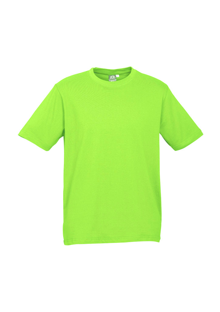 Ice Mens Short Sleeve Tee - Fluoro Yellow/Lime - Front