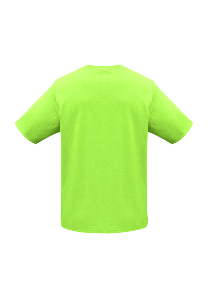 Ice Mens Short Sleeve Tee - Fluoro Yellow/Lime - Back