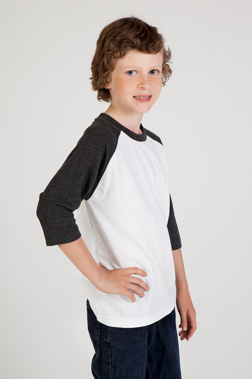 Kids 3/4 Raglan Sleeve T-shirt - view