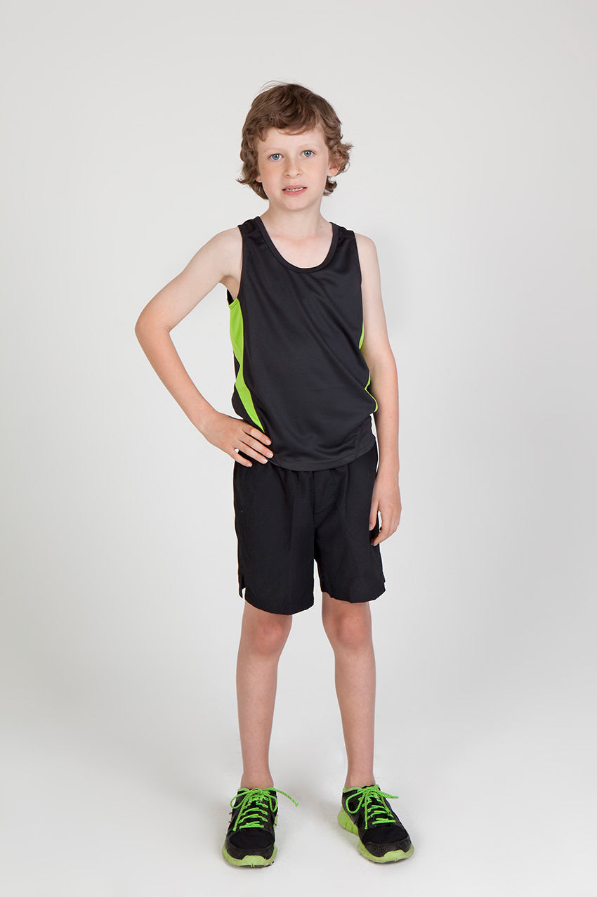 Kids Accelerator Cool-Dry Singlet - view