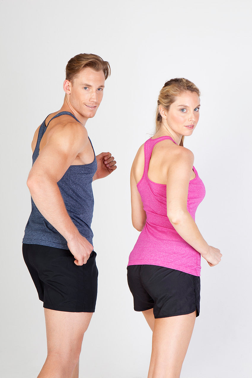 Mens Greatness Athletic T-back Singlet - view