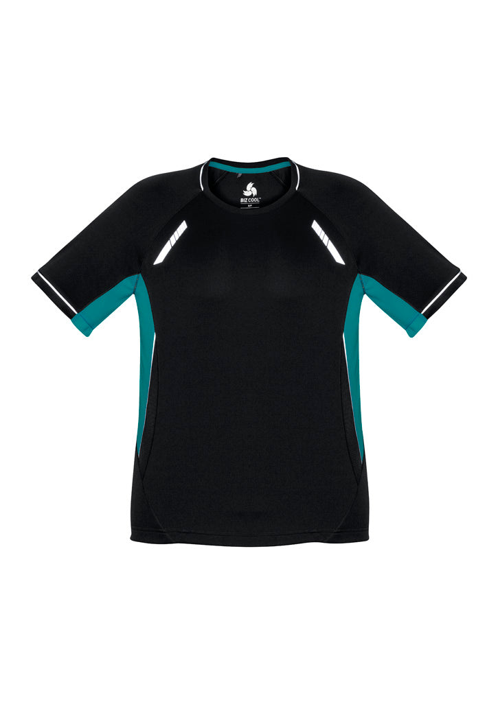 Renegade Kids Short Sleeve Tee - Black/Teal/Silver - Front