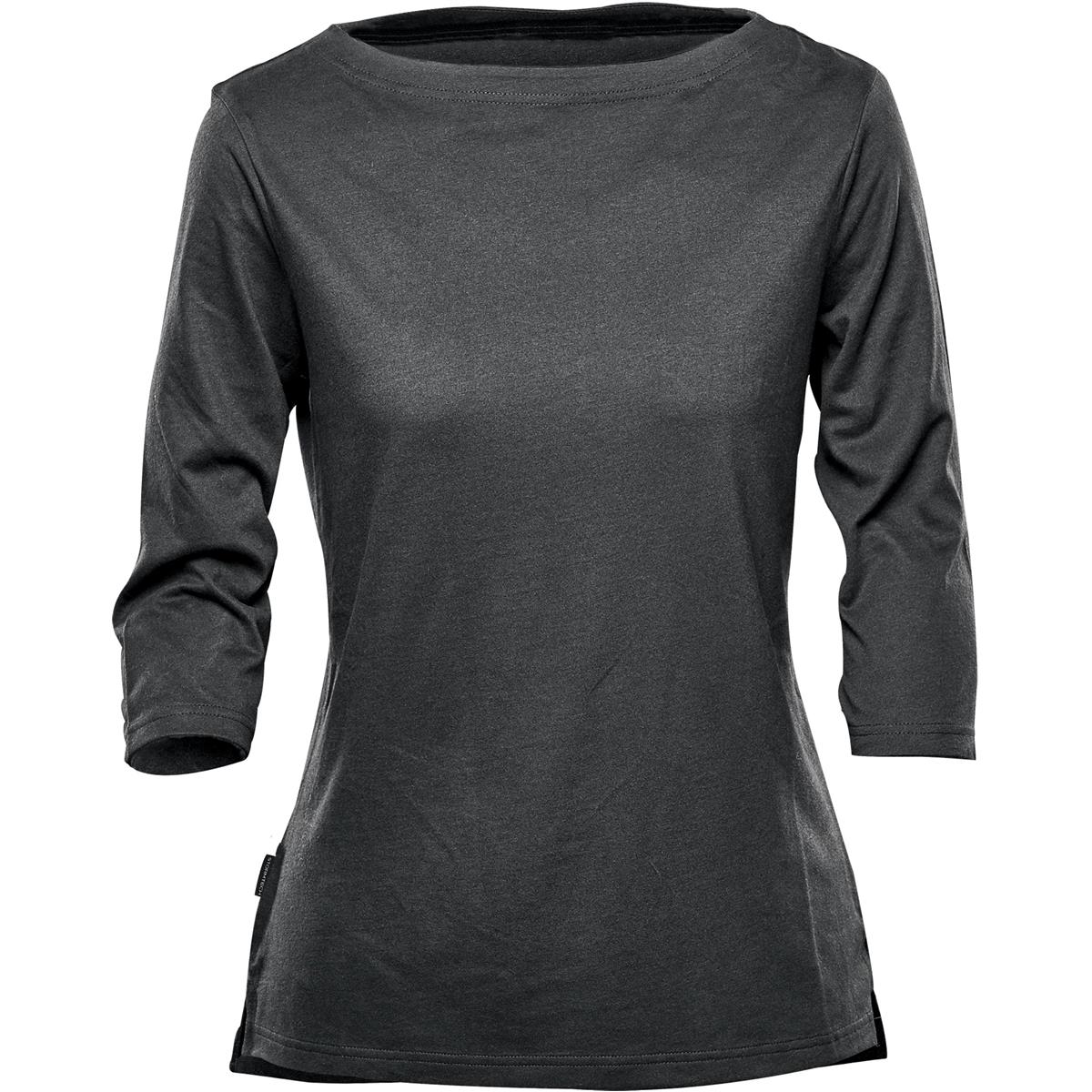 Women's Torcello 3/4 Tee - Black - Front