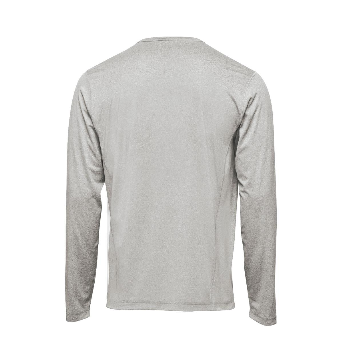 Men's Volante H2X-Dry L/S Tee - Ash Heather - Back