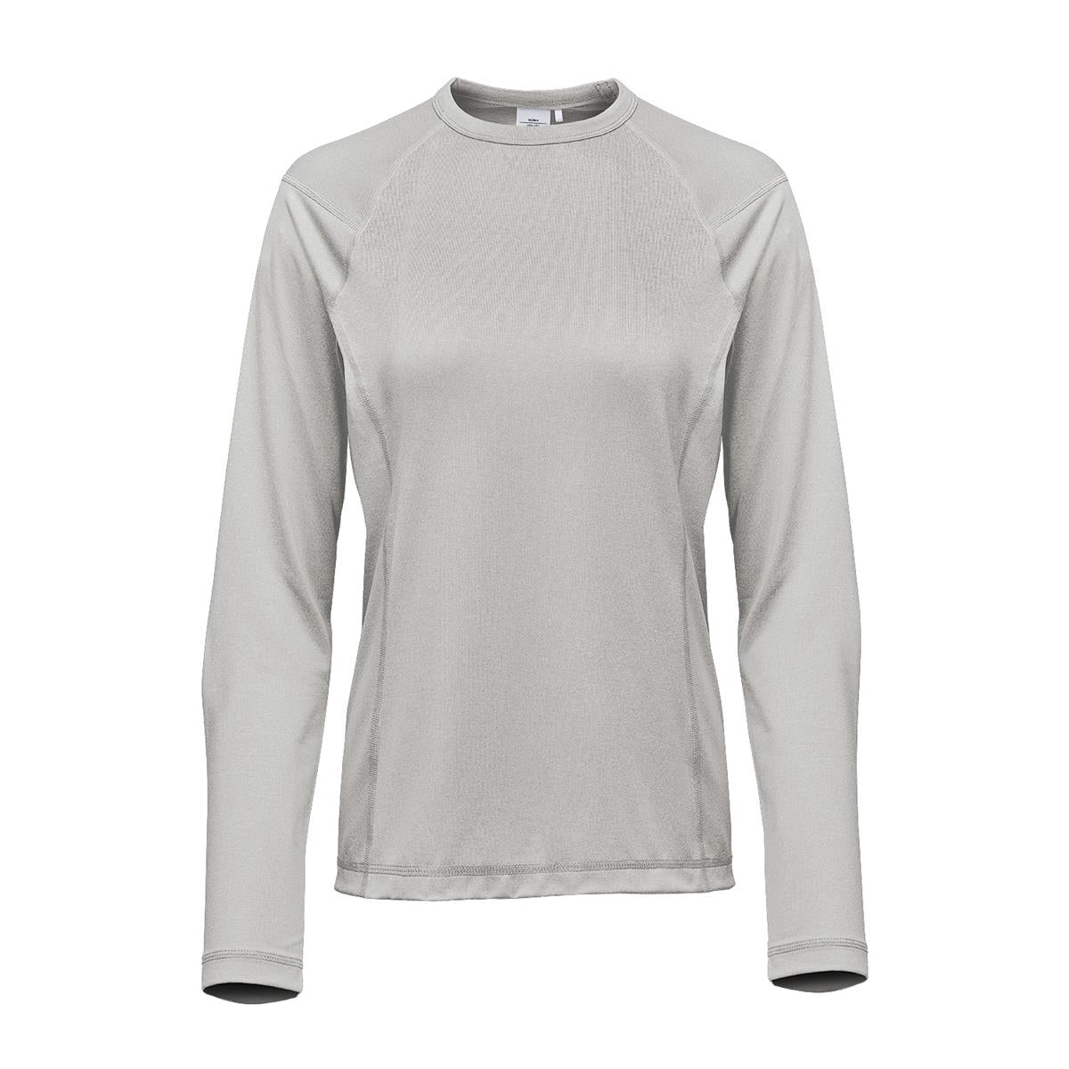 Women's Volante H2X-Dry L/S Tee - Ash Heather - Front