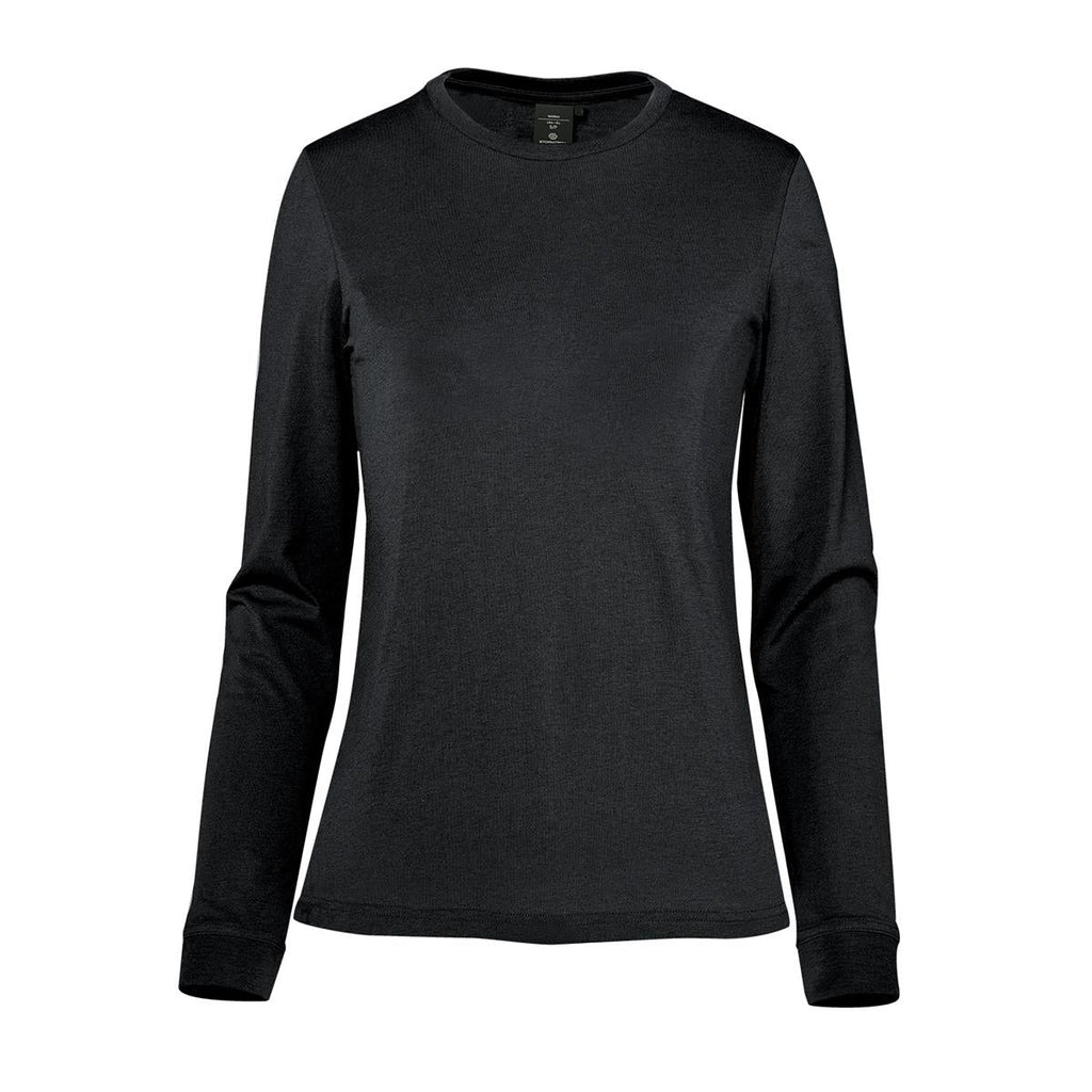 Women's Settebello L/S Tee - Black - Front